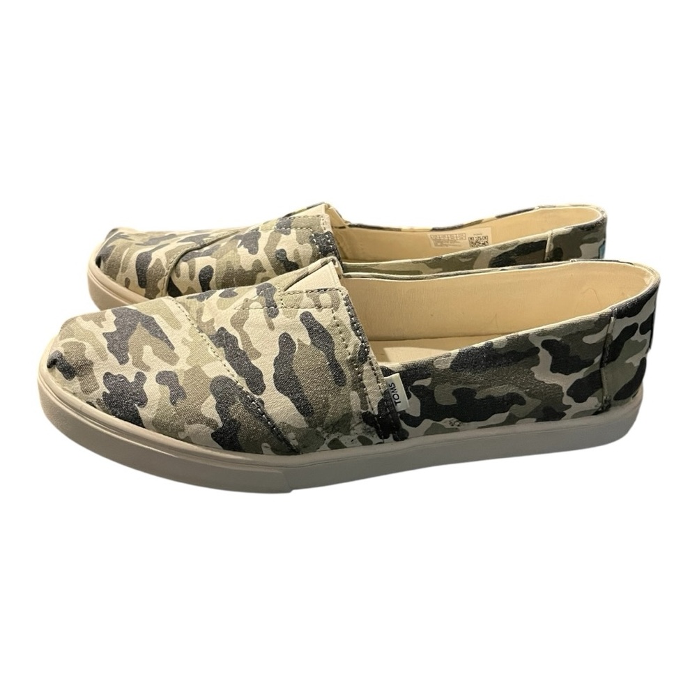 TOMS Alpargata Cupsole Camo Slip-On Sneakers – Women’s Size 9‎